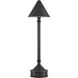Traipse 18 inch 1.5 watt Oil Rubbed Bronze Cordless Table Lamp Portable Light