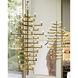 Andre 52 Light 39.75 inch Brass Chandelier Ceiling Light