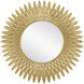 Plume 39 inch Brass Mirror