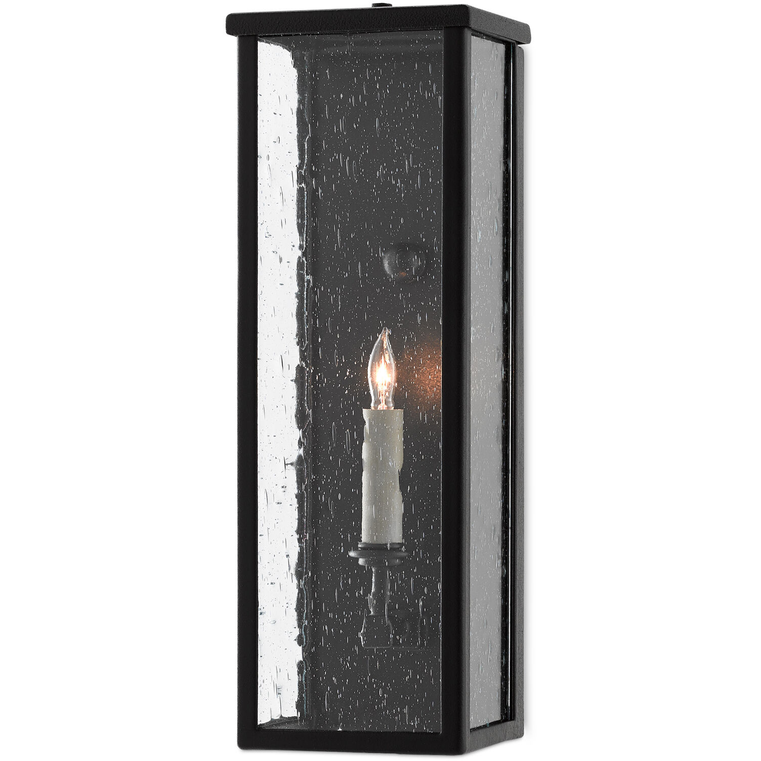 Tanzy 1 Light 18.38 inch Midnight Outdoor Wall Sconce, Small