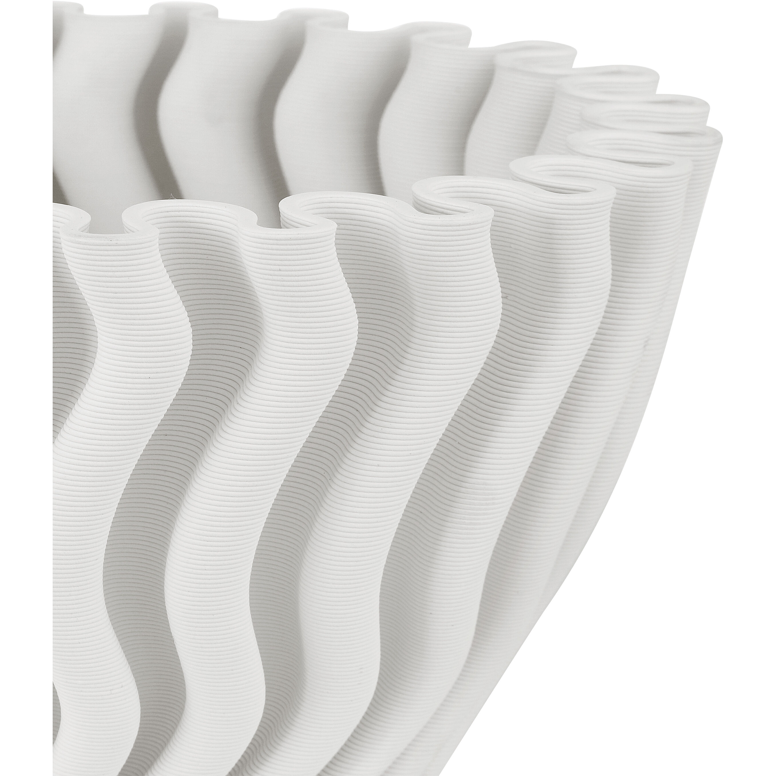 Ripple 10.25 X 6.25 inch Vase