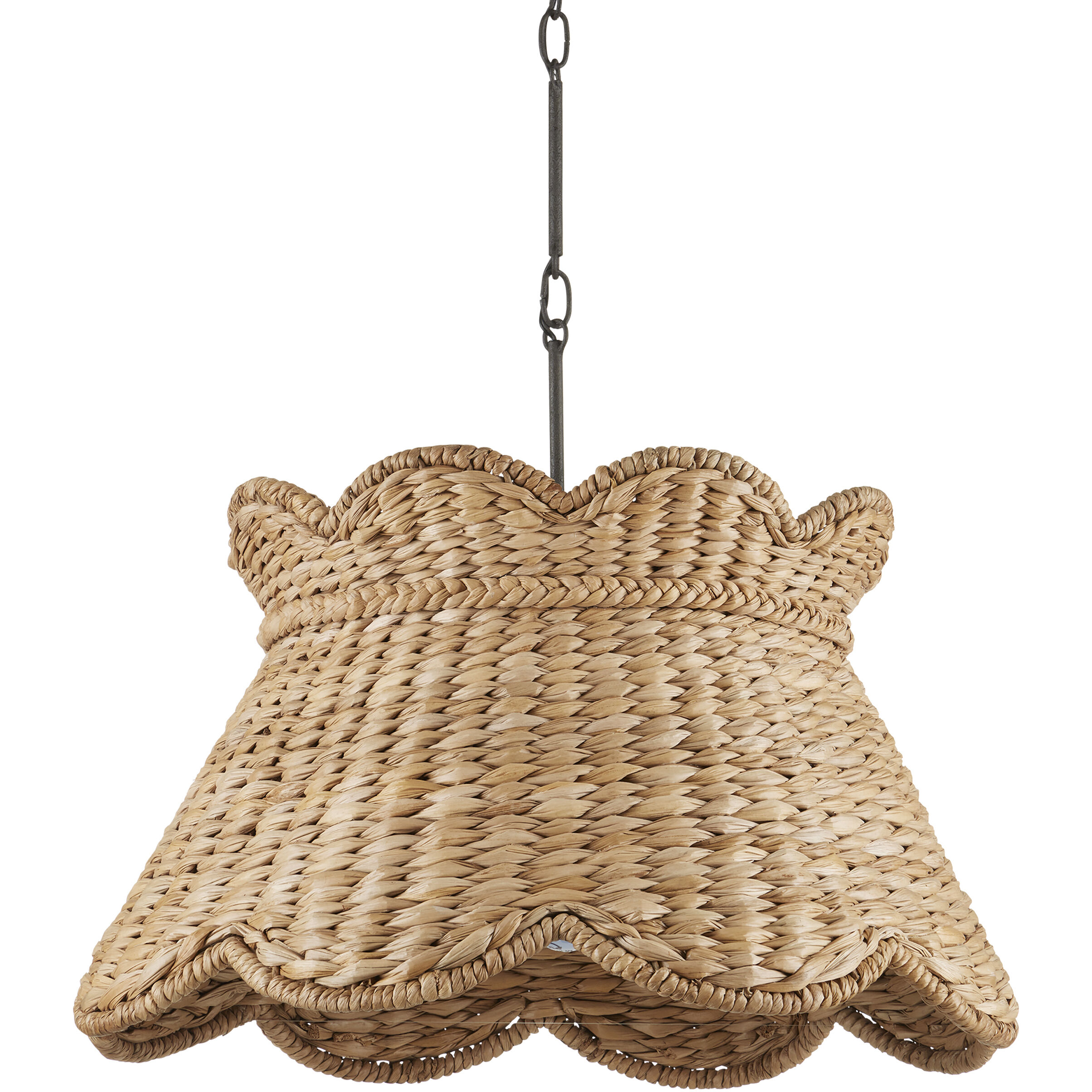 Annabelle 1 Light 24.25 inch Natural Pendant Ceiling Light, Large, Suzanne Duin Collection