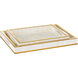 Casey Natural/Brass Trays, Set of 2