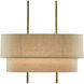 Combermere Linear Chandelier Ceiling Light, Rectangular