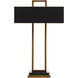 Otto 30.75 inch 40 watt Antique Brass/Oil Rubbed Bronze Table Lamp Portable Light