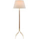 Circus 66.5 inch 150 watt Natural/Brushed Brass Floor Lamp Portable Light