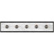 Berdine 5 Light 5 inch Natural/Oil Rubbed Bronze Bath Bar Wall Light, Large