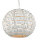 Panopolis 1 Light 20 inch White Pendant Ceiling Light