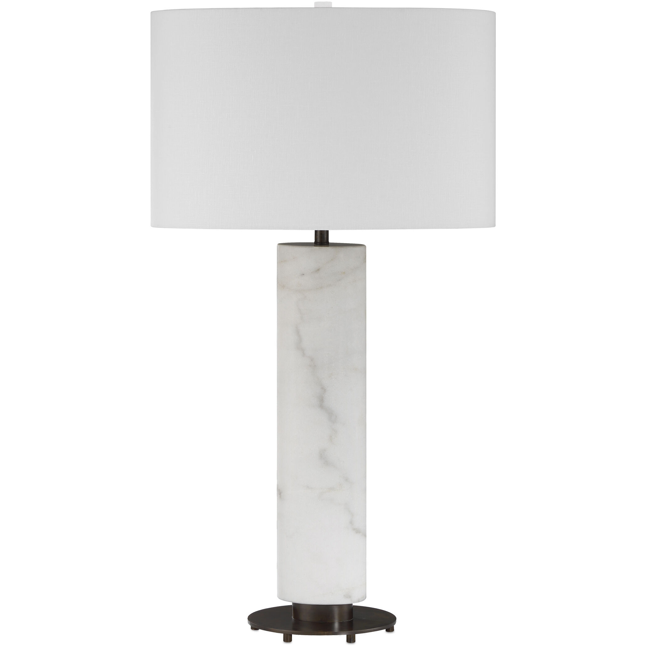 Stanhope 33.25 inch 150.00 watt White/Bronze Table Lamp Portable Light