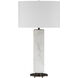 Stanhope 33.25 inch 150.00 watt White/Bronze Table Lamp Portable Light