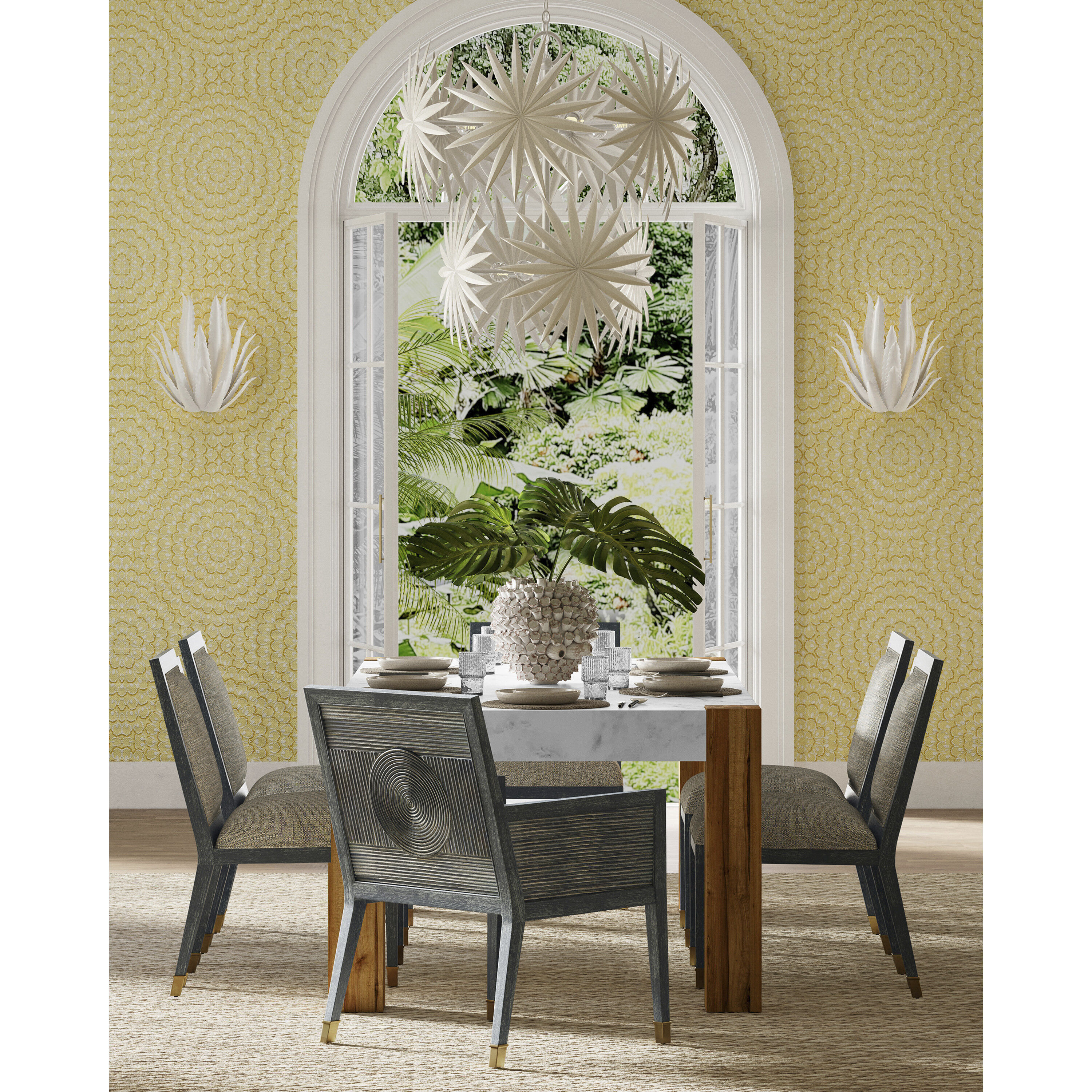 Agave Wall Sconce Wall Light, Marjorie Skouras Collection