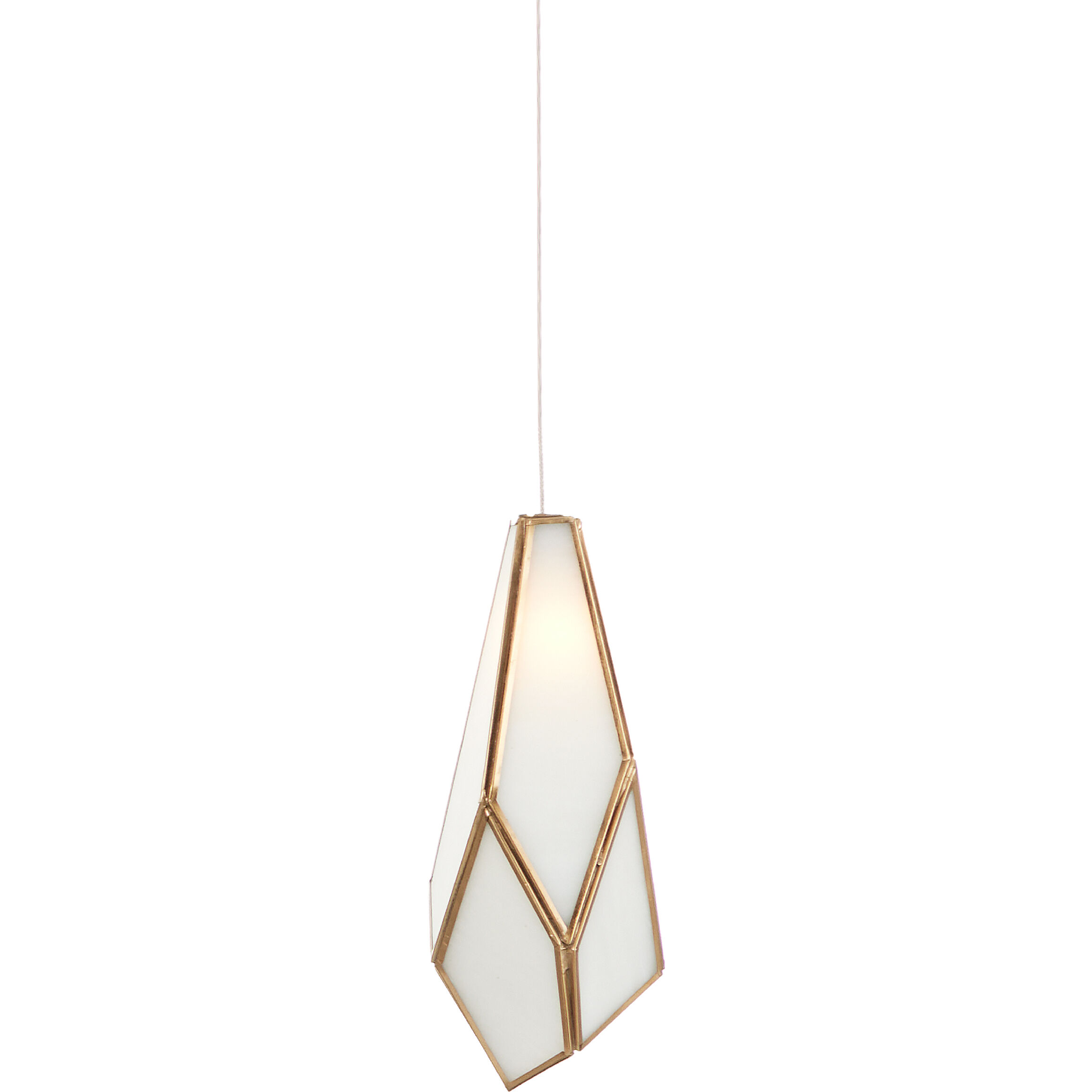 Glace 1 Light 5.5 inch White and Antique Brass with Silver Multi-Drop Pendant Ceiling Light