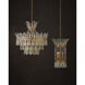 Bradshaw 4 Light 20 inch Frosted/Clear/Brass Lantern Pendant Ceiling Light
