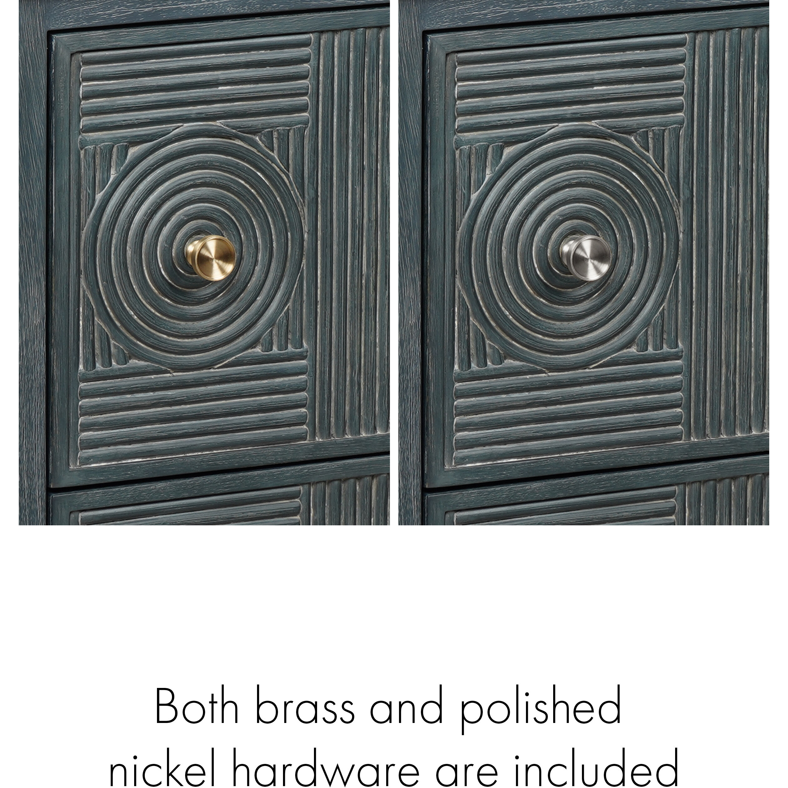 Santos 28 X 34 inch Vintage Navy/Natural/White/Brushed Brass/Polished Nickel Vanity with Undermount Sink