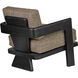 Theo Caviar Black Lounge Chair