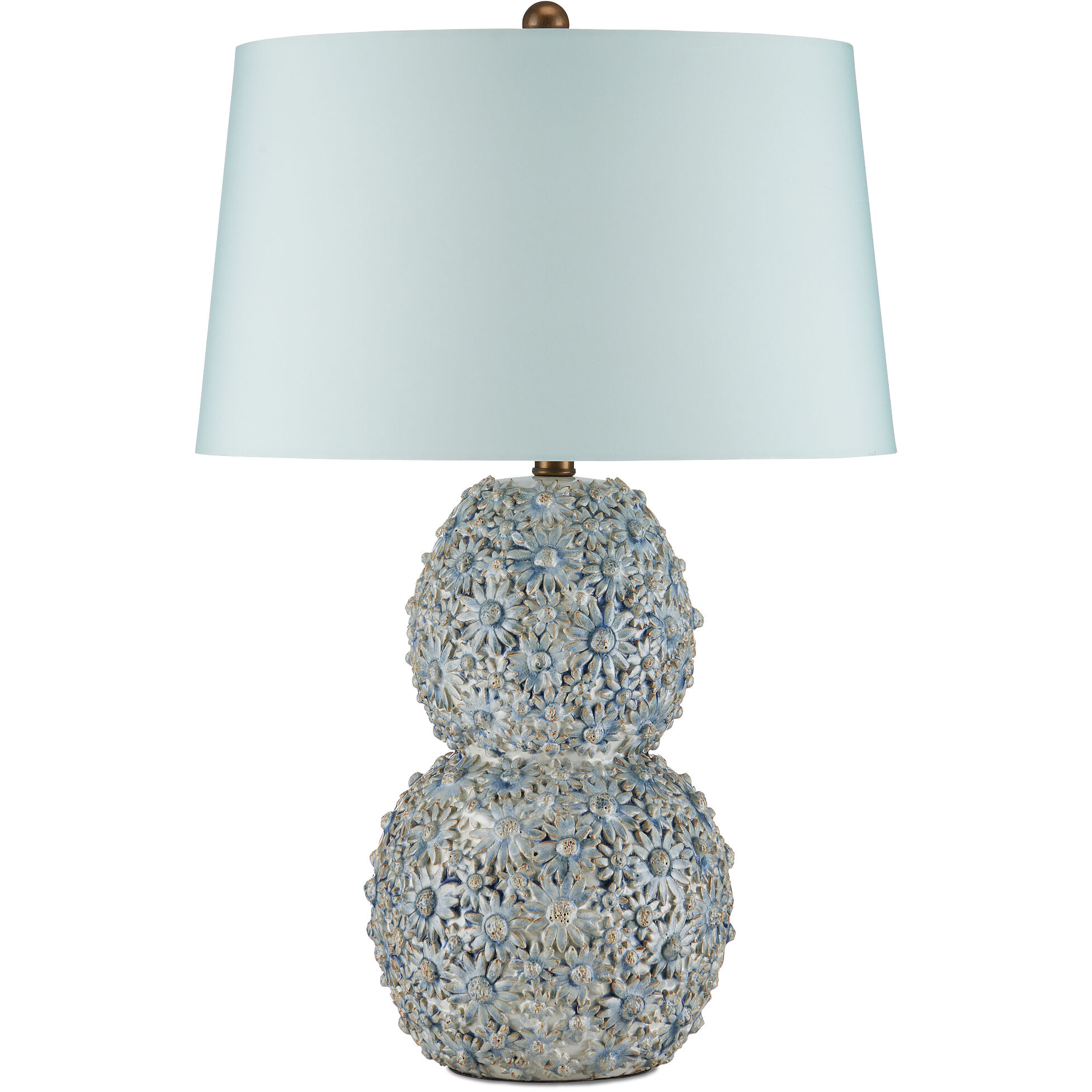 Jessamine 26 inch 150 watt Cloud Blue Table Lamp Portable Light