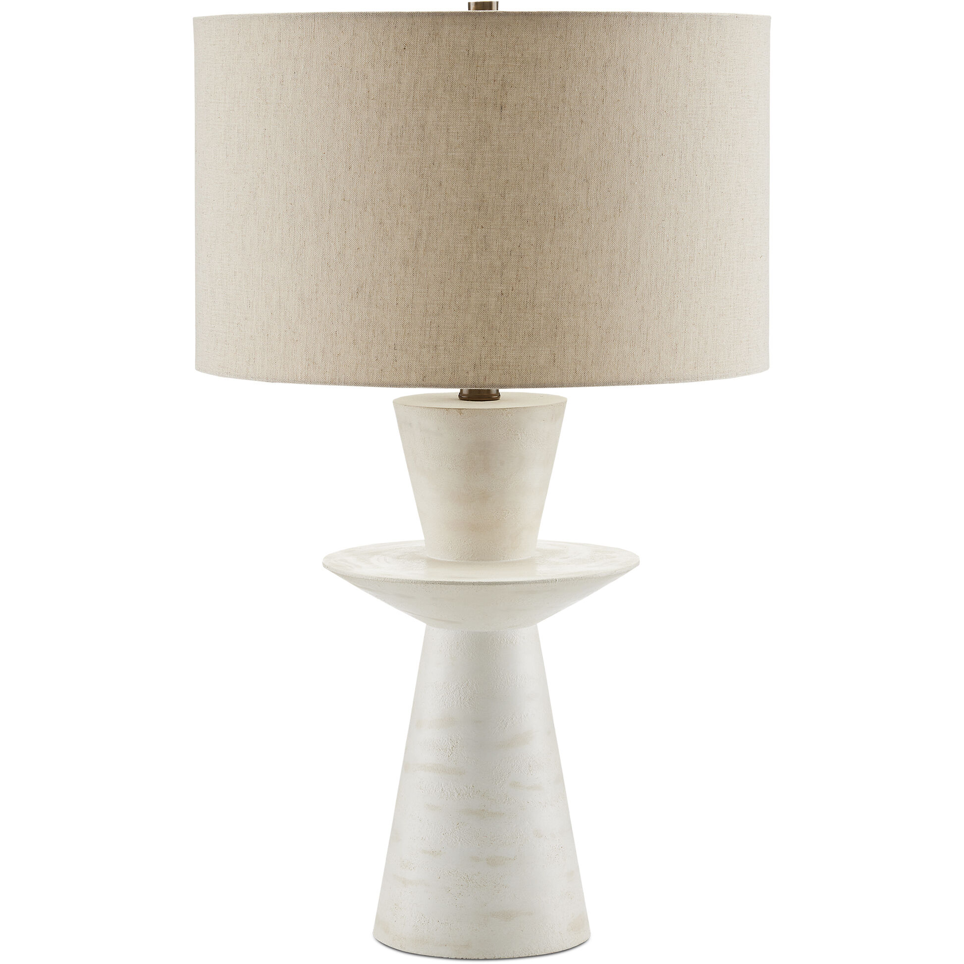 Cantata 30 inch 150 watt Off-White Distressed Table Lamp Portable Light