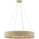Tetterby 6 Light 31 inch Light Taupe/Smokewood Chandelier Ceiling Light