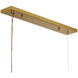 Barcarolle Linear Chandelier Ceiling Light