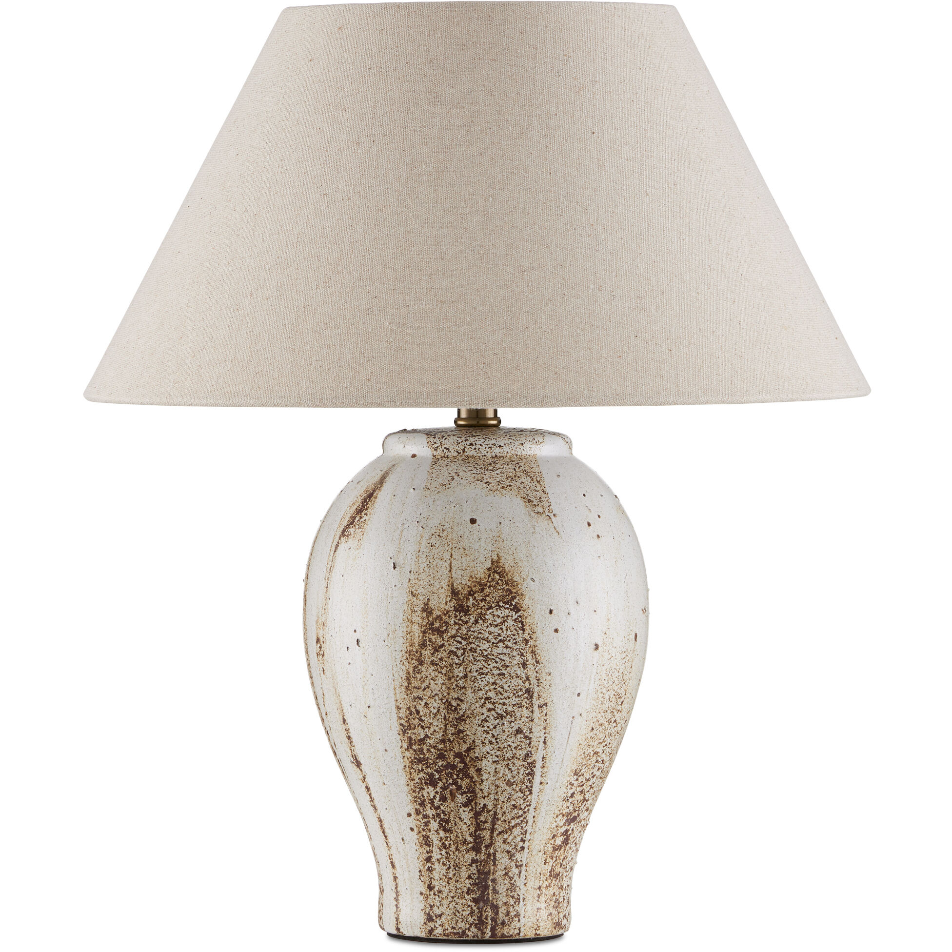Latte 16.5 inch 60 watt Beige/Off-White Table Lamp Portable Light