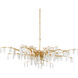 Forest Dawn 8 Light 60.25 inch Washed Lucerne Gold/Natural Chandelier Ceiling Light, Aviva Stanoff Collection