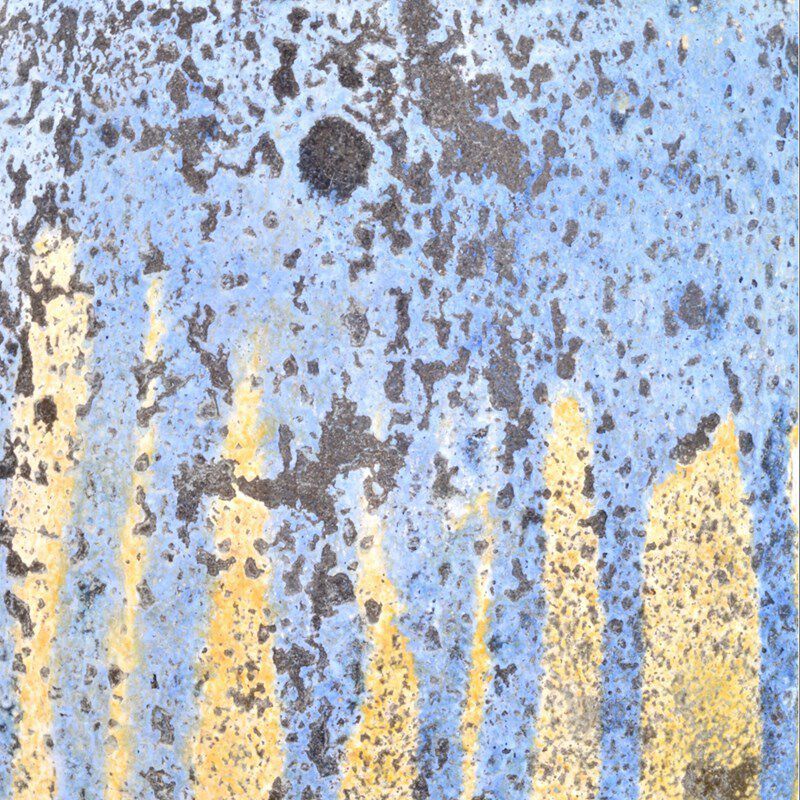 Cinisi Greenish White/Blue Drip Planter, Small