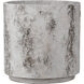 Faux Birch Black/Beige/Pale Gray Planter, Medium