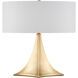 Cassia 25 inch 60.00 watt Gold Leaf Table Lamp Portable Light