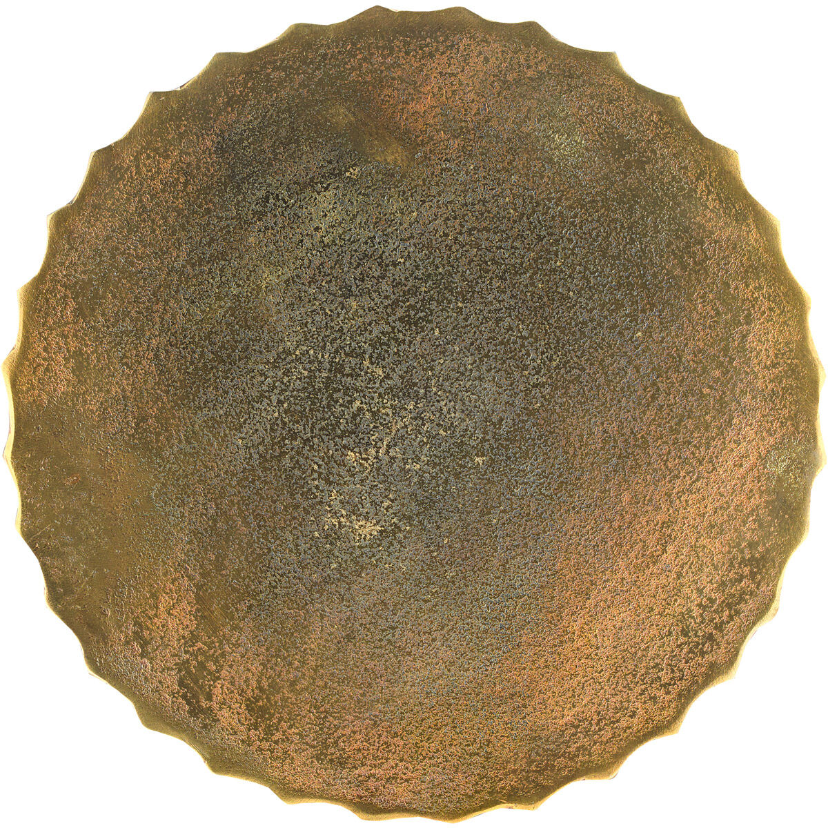 Rasi 18.5 inch Antique Brass Table/Stool