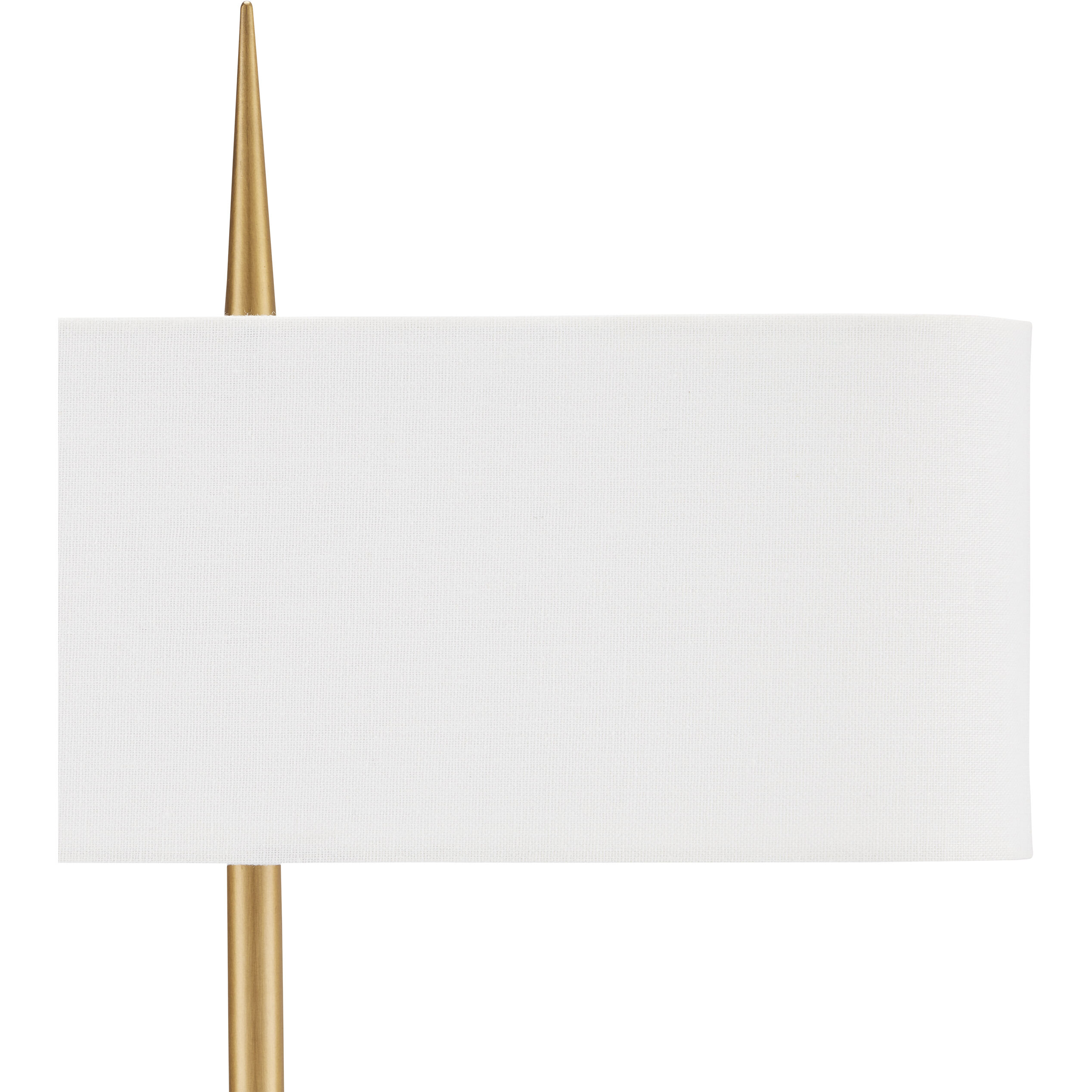 Caldwell 34.5 inch 25 watt Antique Brass and Clear Table Lamp Portable Light