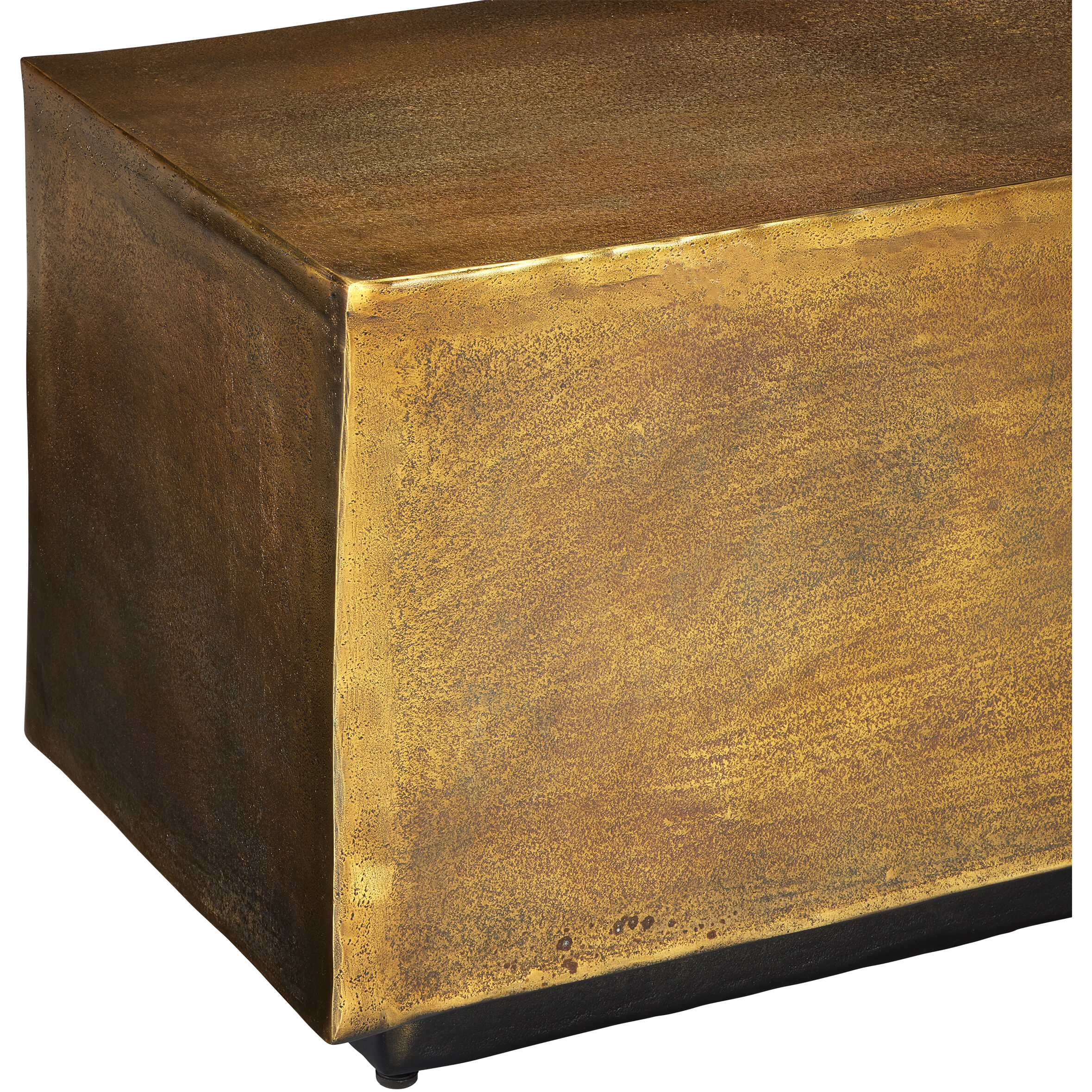 Jahnu Antique Brass Bench