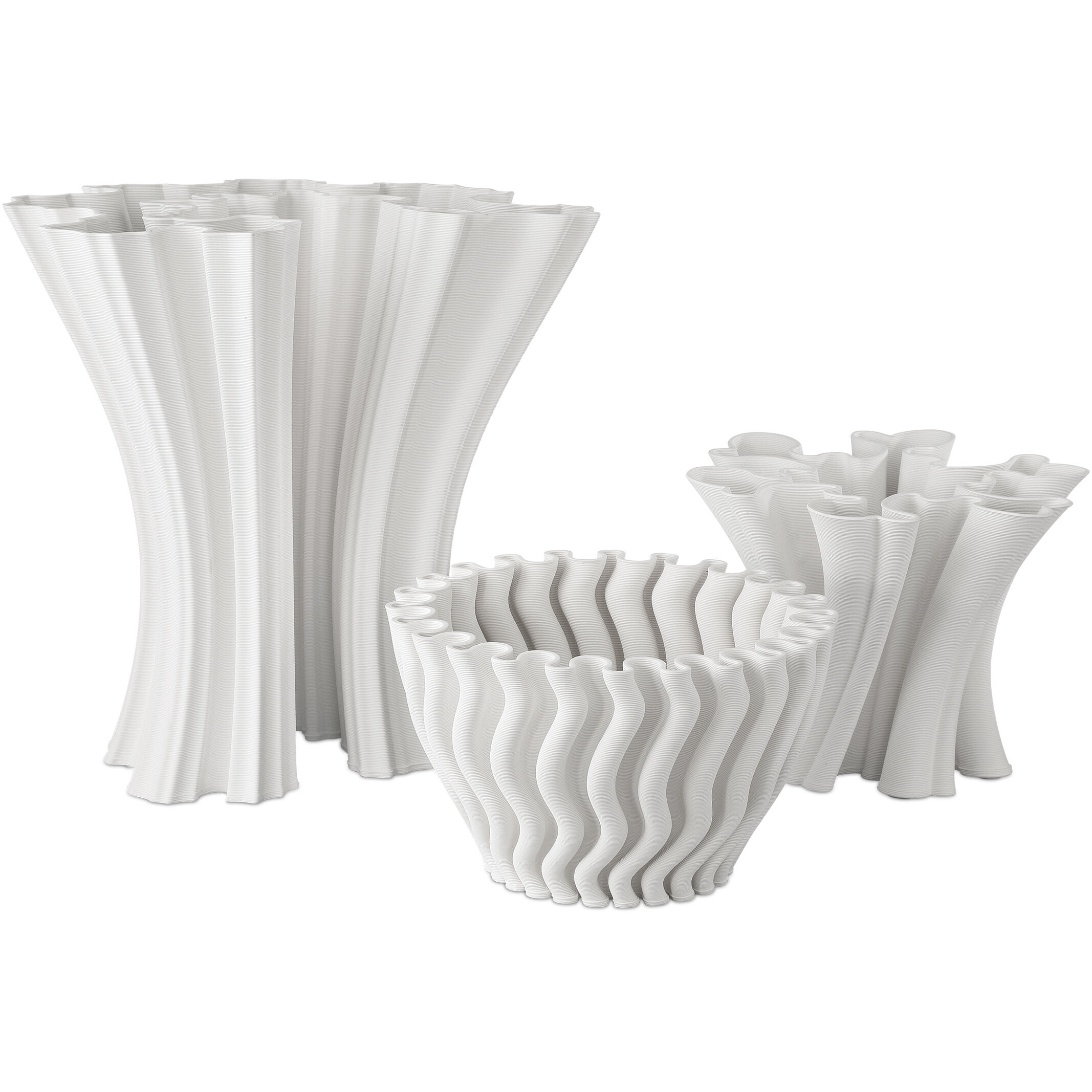 Ripple 10.25 X 6.25 inch Vase