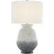 Cazalet 30.75 inch 150 watt Ash Ivory/Blue/Acrylic White Table Lamp Portable Light