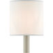 Lighting Accessory White Cotton 4 inch Shade