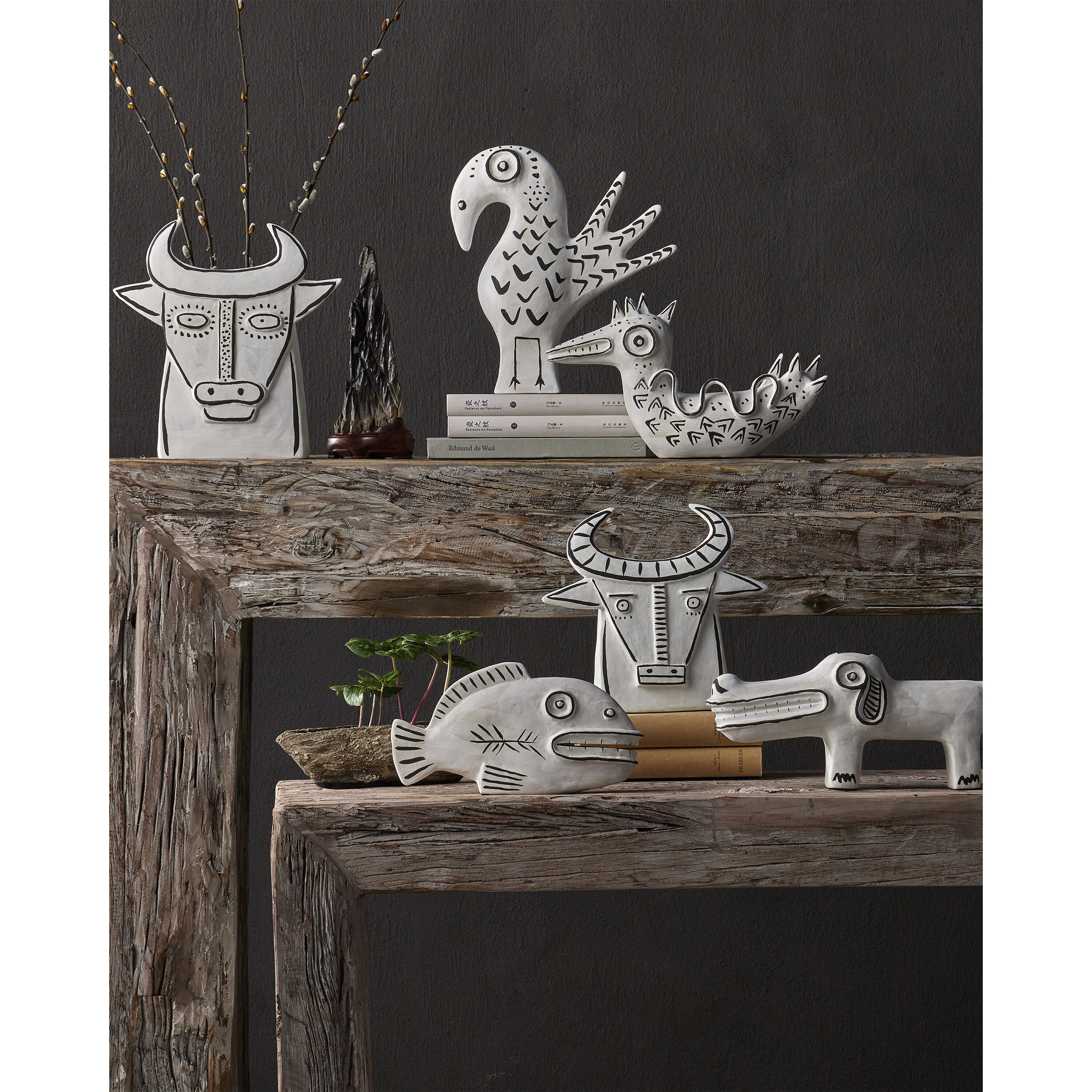 Norman the Peacock 12 X 11.5 inch Sculpture