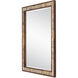 Hyson 40 inch Chiseled Horn and Natural and Mirror Mirror, Large