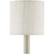 Grasscloth Light Natural Drum Chandelier Shade