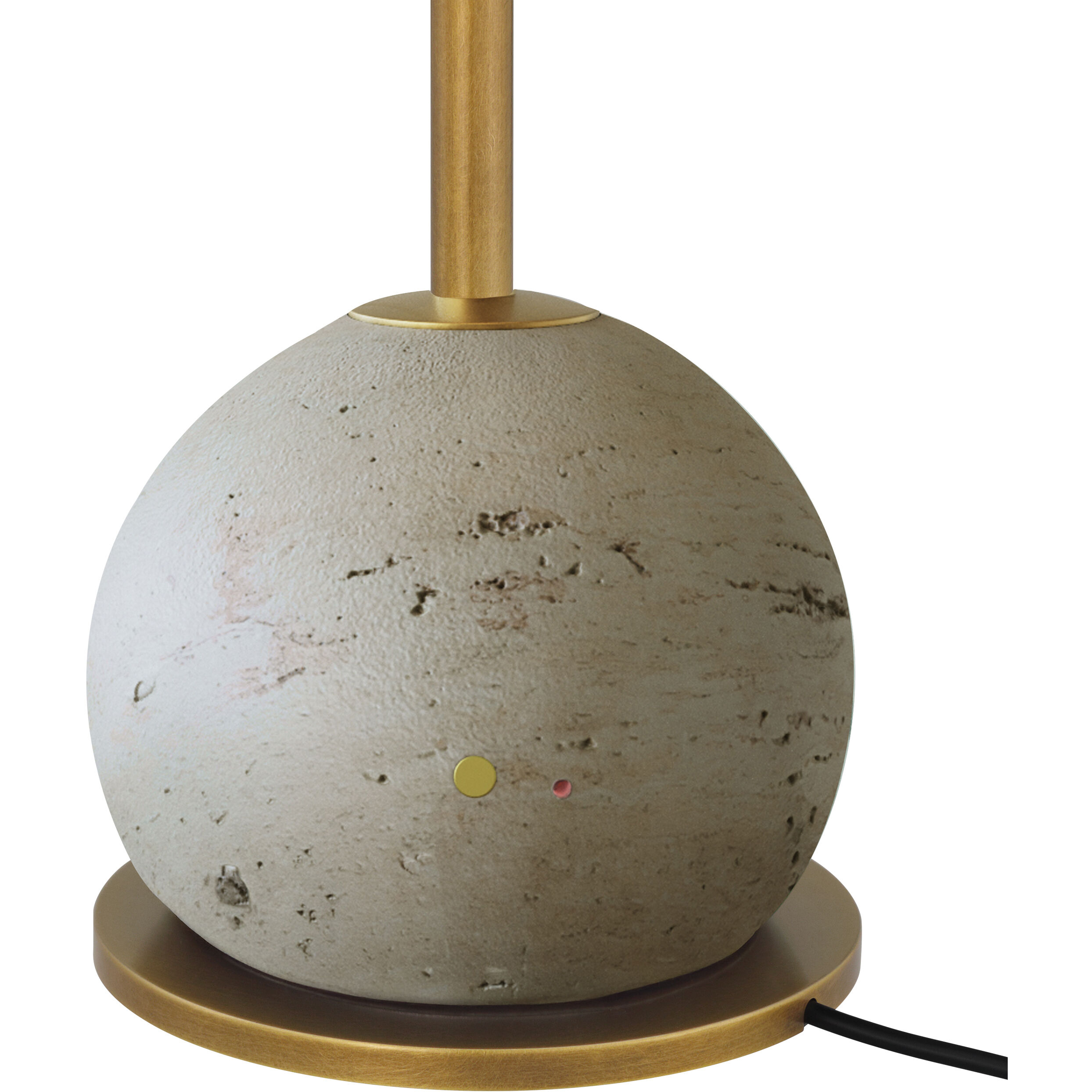 Journey 20 inch 1.50 watt Natural/Antique Brass Cordless Table Lamp Portable Light