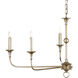 Nottaway 5 Light 36 inch Champagne Chandelier Ceiling Light, Small