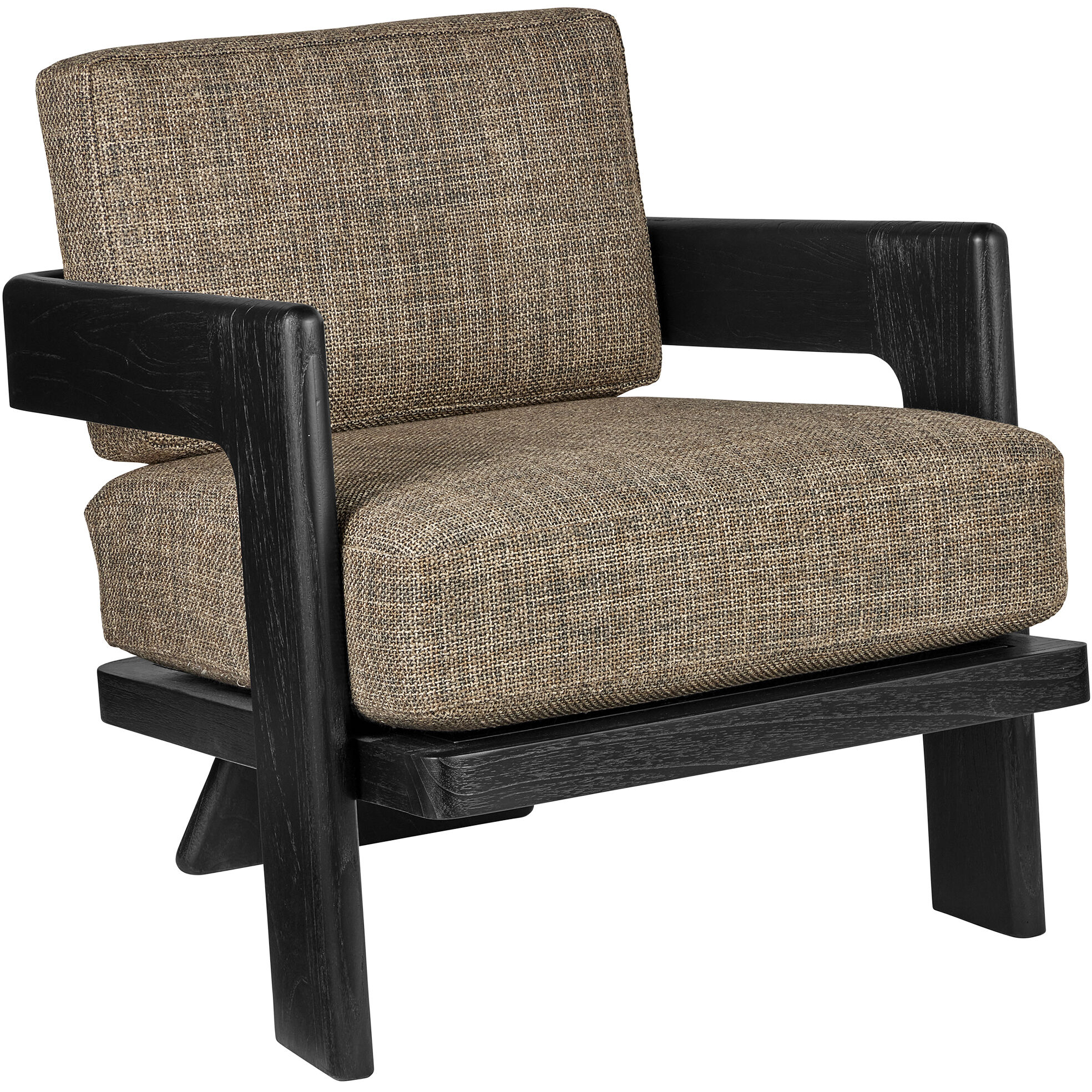 Theo Caviar Black Lounge Chair