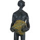 Man on Rock 14.75 X 12.5 inch Sculpture, Small