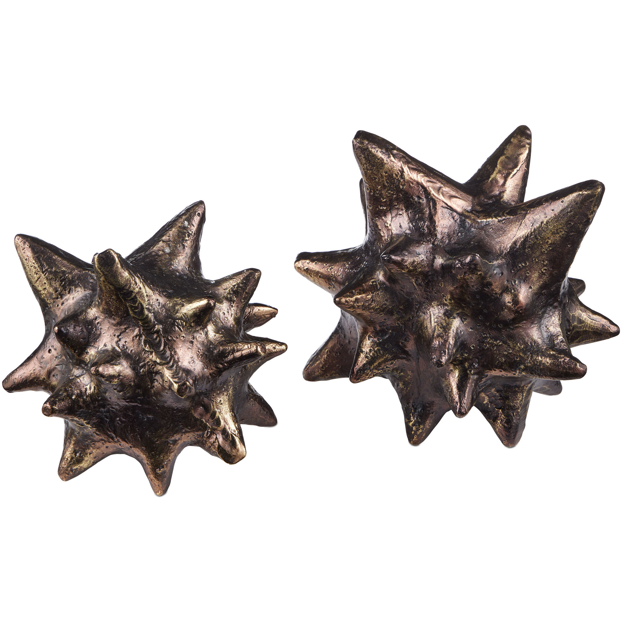 Jacks Antique Brass Decorative Objects, Set of 2