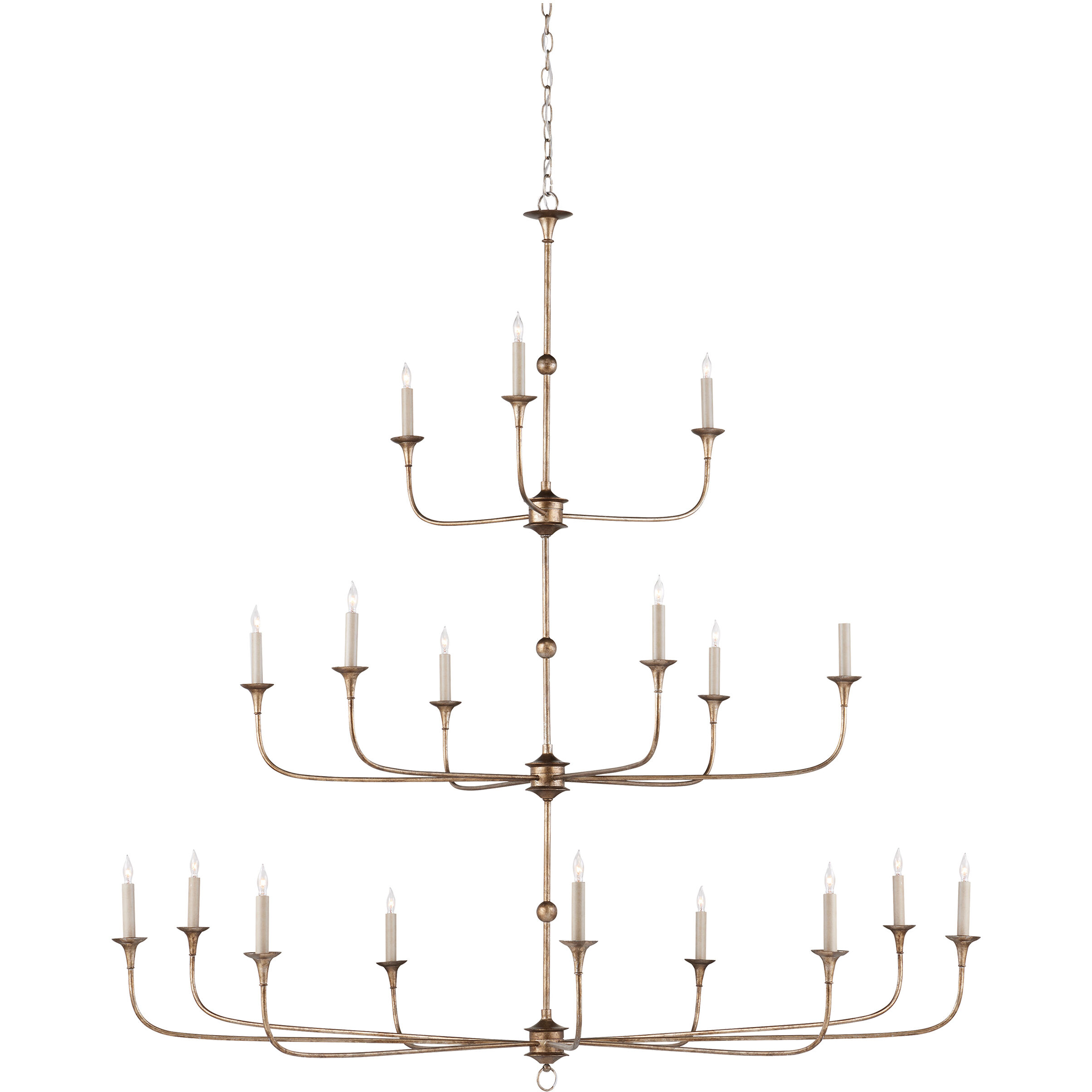 Nottaway 18 Light 60 inch Pyrite Bronze Chandelier Ceiling Light