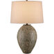 Hildreth 29.75 inch 150 watt Olive Green/Beige/Off-White/Antique Brass Table Lamp Portable Light