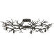 Rainforest 10 Light 43 inch Rustic Bronze Semi-Flush Mount Ceiling Light