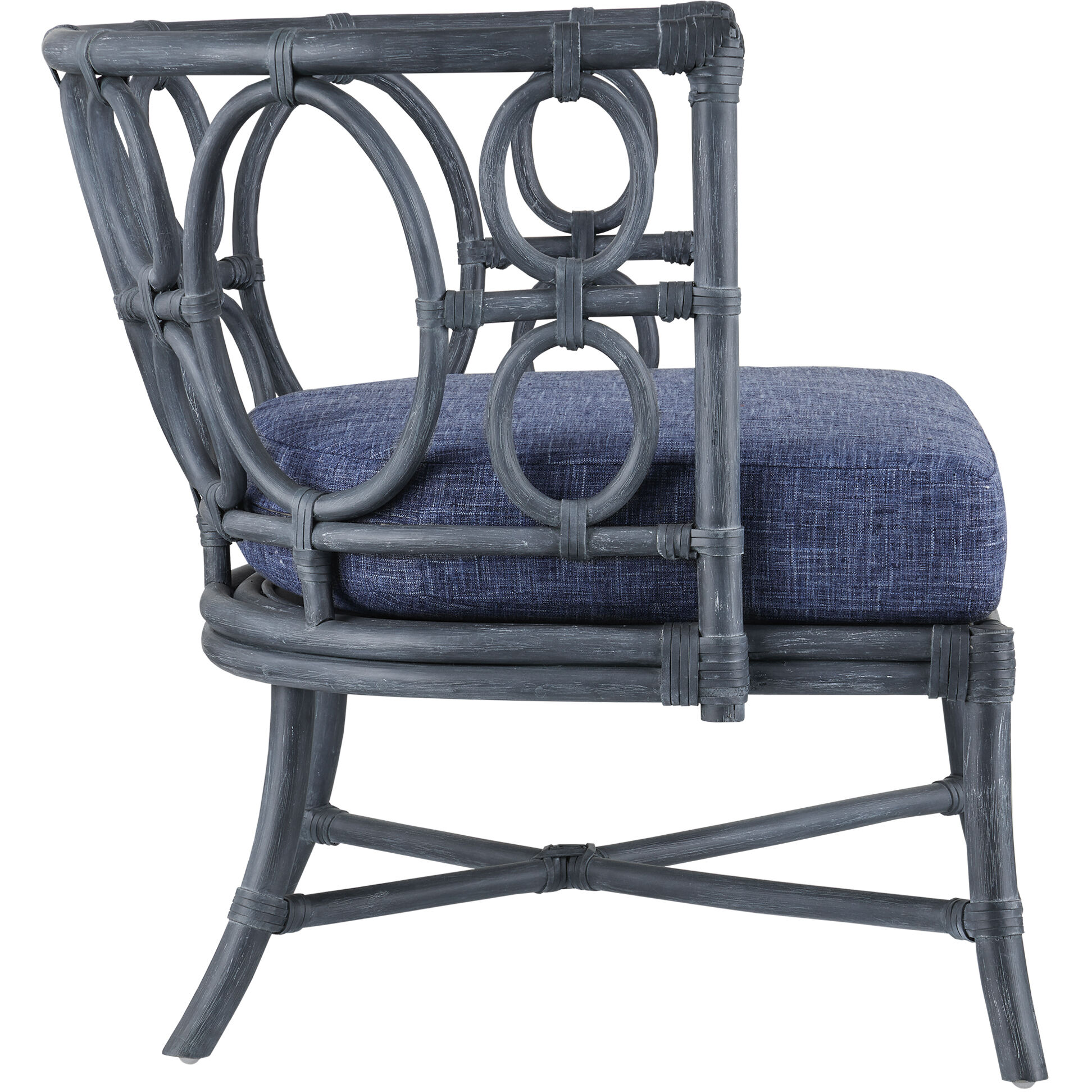 Tegal Vintage Navy Chair