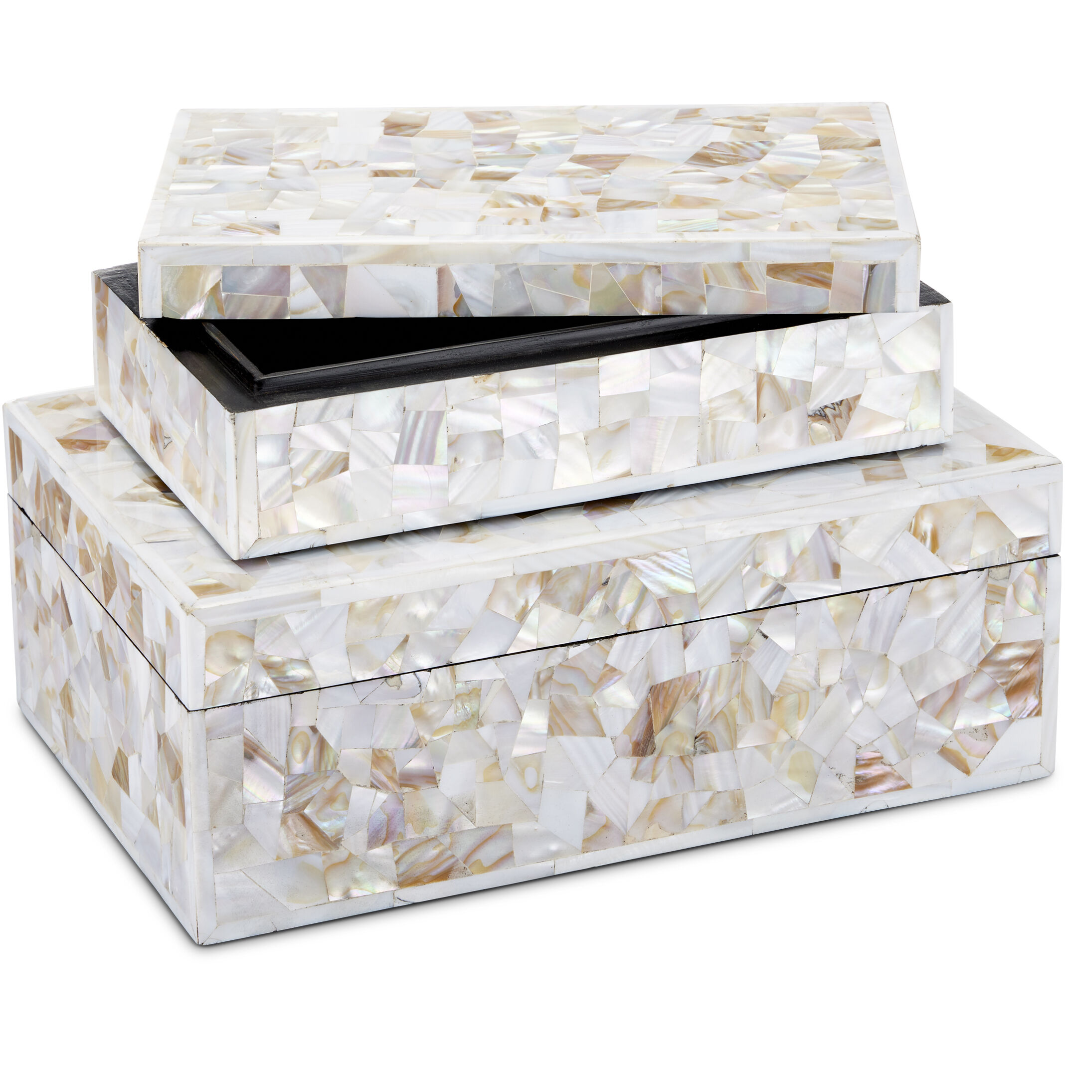 Uma 12 inch Natural Boxes, Set of 2