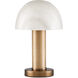 La Gravite 11 inch 60 watt Natural/Brass Table Lamp Portable Light