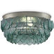 Braithwell 2 Light 16 inch Silver Leaf Flush Mount Ceiling Light