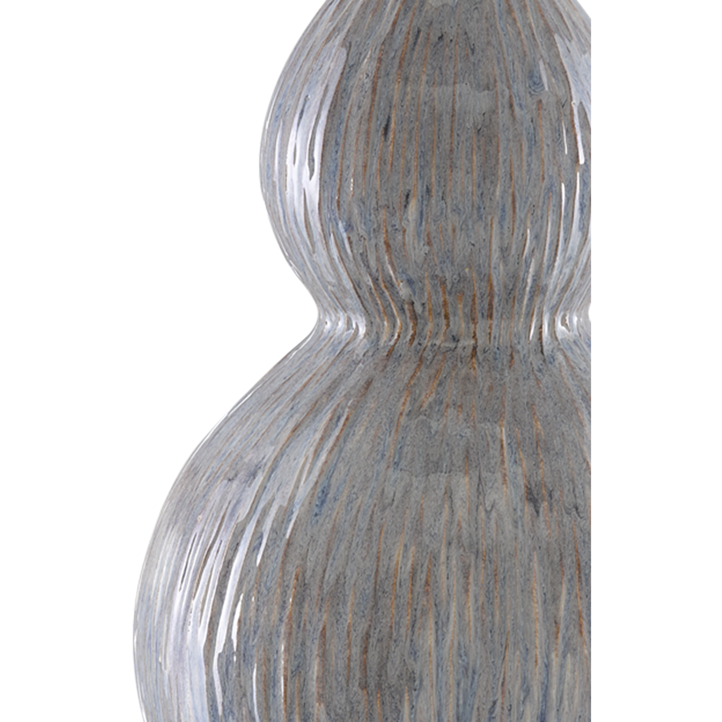 Idyll 30.5 inch 150 watt Gray/Blue/Taupe/Clear Table Lamp Portable Light